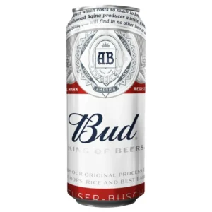 Пиво Bud, светлое, крепость 5%, 0.45л