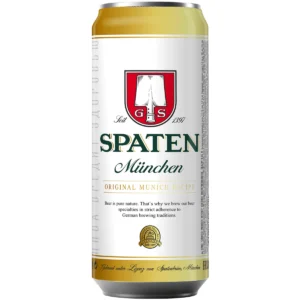 Пиво Шпатен, 5.2%, 0.5л
