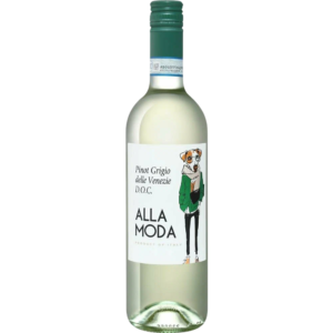 Вино Алла Мода Пино Гриджио (Alla Moda Pinot Grigio) белое сухое DOC, 12%, 0.75л